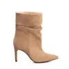 The 5th Element Women's Neutrals Vera Beige Slouch Ankle Boots In Sand
