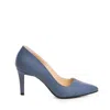 The 5th Element Women's Yuki Pumps In Soft Blue Leather In Blue