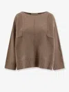 The 73 Virgin Wool Sweater In Brown