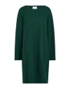The Abito Milano Woman Mini Dress Dark Green Size 12 Viscose, Polyamide, Elastane