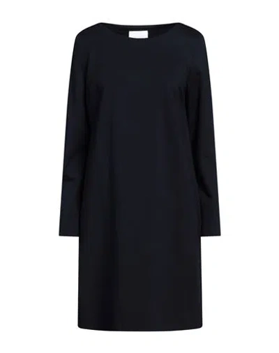 The Abito Milano Woman Mini Dress Midnight Blue Size 4 Viscose, Polyamide, Elastane