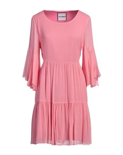 The Abito Milano Woman Mini Dress Pink Size 4 Viscose