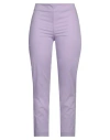 The Abito Milano Woman Pants Light Purple Size 4 Cotton, Elastane