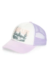 The Accessory Collective Kids' Lake Life Trucker Hat In Purple