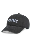 The Accessory Collective Kids' Paris Destination Baseball Cap In Black