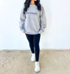The Addyson Nicole Company I Am A Disciple Royce Sweatshirt In Silver In Silver