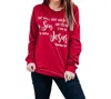 The Addyson Nicole Company Jesus Long Sleeve Tee In Cardinal In Red