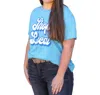 The Addyson Nicole Company Shop Local Short Sleeve Tee In Carolina Blue In Multi