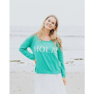 The Aloft Shop Aloft Hola Knit Jade In Green