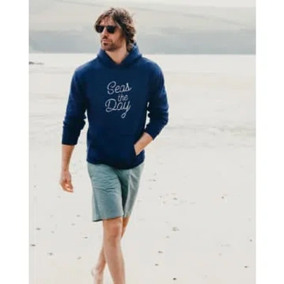 The Aloft Shop Seas The Day Hoodie In Blue