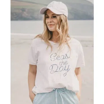 The Aloft Shop Seas The Day Tee In White