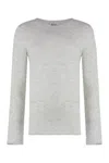 The (alphabet) The Alphabet Silk-cashmere Pullover Sweater In Gray