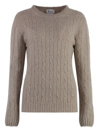 The (alphabet) Cable-knit Sweater
