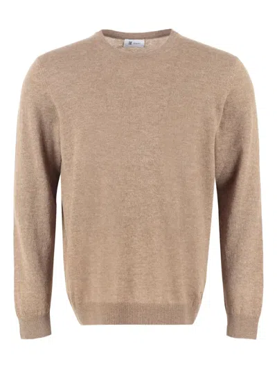 The (alphabet) Cashmere-blend Jumper In Neutral