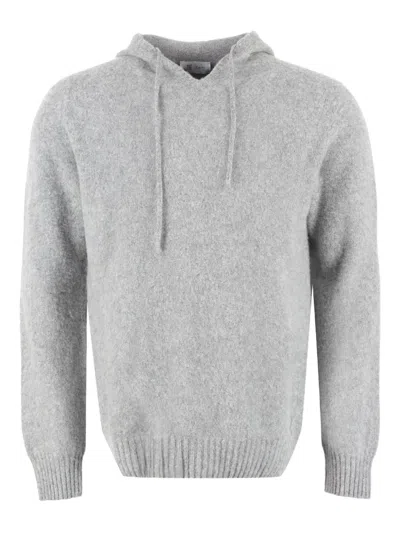 THE (ALPHABET) CASHMERE KNITED HOODIE