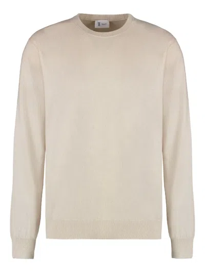 The (alphabet) Cashmere-wool Jumper In Neutral