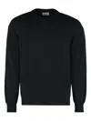 The (alphabet) Cotton Crew-neck Sweatshirt In Blue