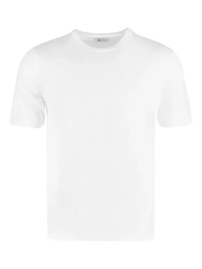 The (alphabet) Cotton Knit T-shirt In White