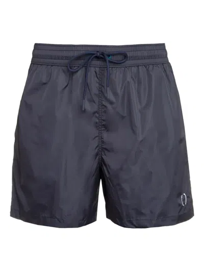 The (alphabet) Elasticated-waist Swim Shorts