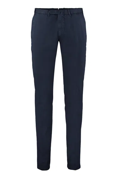 The (alphabet) Essential Stretch Chino Trousers In Blue