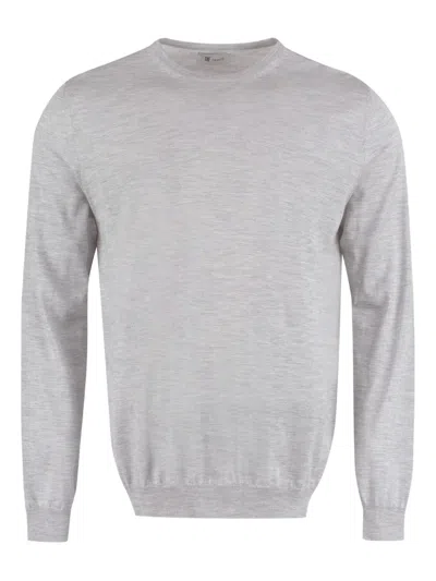 THE (ALPHABET) FINE KNIT CREW-NECK SWEATER