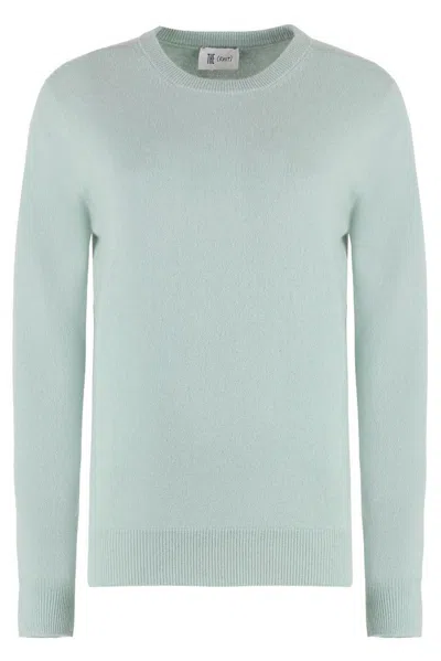 The (alphabet) The Alphabet Knit Crew Neck Sweater In Green
