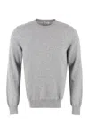 THE (ALPHABET) LUXURIOUS GREY CASHMERE SWEATER FOR MEN FROM THE (ALPHABET)