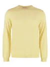 The (alphabet) Ribbed-trim Sweater In Multi