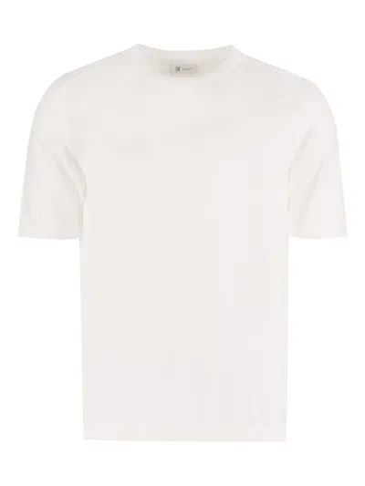 The (alphabet) Short-sleeved Cotton T-shirt In White