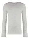 The (alphabet) Tory Burch Knit Silk Cashmere Blend Sweater In White