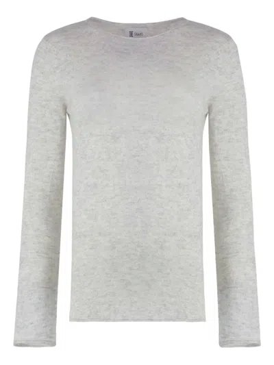 THE (ALPHABET) SILK-CASHMERE BLEND SWEATER