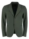 The (alphabet) Tory Burch Single Breasted Two Button Blazer In Green