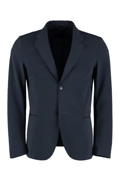The (alphabet) Single-breasted Two-button Jacket In Blue