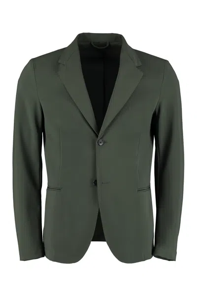 The (alphabet) The Alphabet Stretch Polyamide Blazer In Green