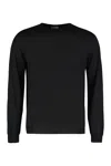 The (alphabet) Crew-neck Sweater In Black