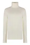 The (alphabet) Tory Burch Knit Turtleneck Pullover In White