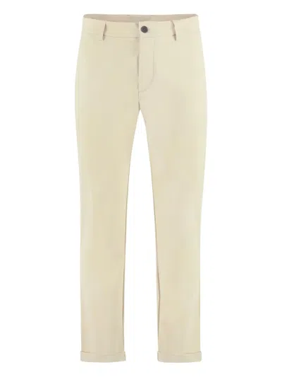 The (alphabet) Tailored Cuffed Trousers In Neutral