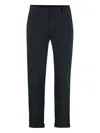 The (alphabet) Tailored Cuffed Trousers In Black