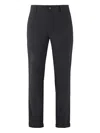 The (alphabet) Tailored Cuffed Trousers In Blue
