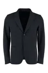 The (alphabet) The (jacket) - Single-breasted Two-button Jacket In Black