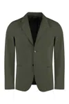 The (alphabet) Tory Burch Single Breasted Two Button Blazer In Green