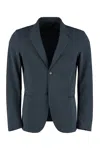 The (alphabet) The (jacket) - Single-breasted Two-button Jacket In Blue