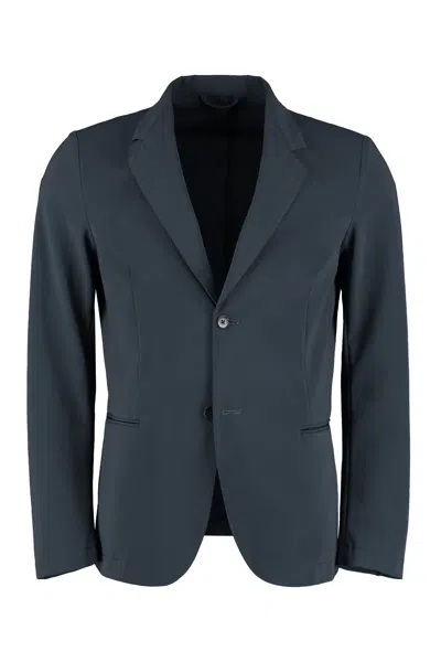The (alphabet) The (jacket) - Single-breasted Two-button Jacket In Blue