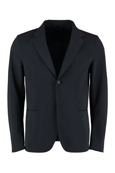The (alphabet) The (jacket) - Single-breasted Two-button Jacket In Black