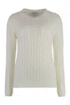 The (alphabet) Cable-knit Sweater