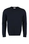 The (alphabet) Blue Wool And Cashmere Pullover For Men