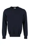 The (alphabet) Blue Wool And Cashmere Pullover For Men