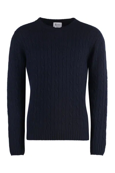 The (alphabet) The (knit) - Cashmere Sweater In Blue