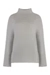 The (alphabet) Turtleneck Sweater In Gray