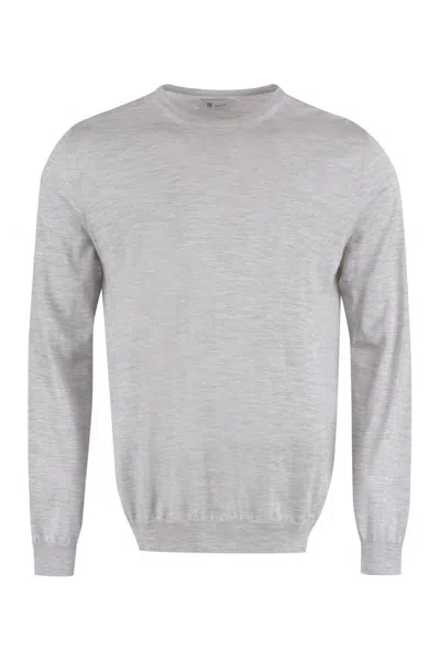 THE (ALPHABET) THE (ALPHABET) THE (KNIT) - FINE KNIT CREW-NECK SWEATER